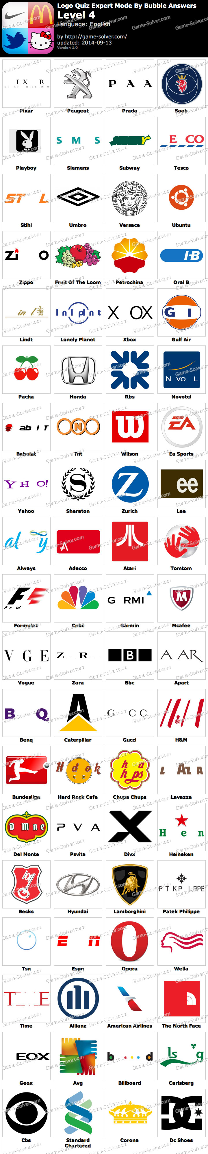 logos quiz with names level 4